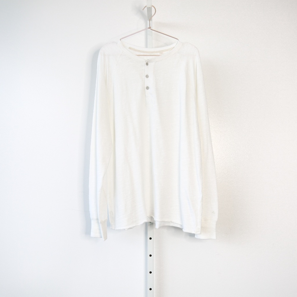rag & bone Standard Issue Slub Long Sleeve Henley